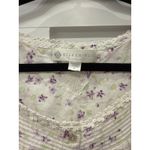 Eileen West Cottagecore Floral Short Ruffled Hem Cotton Gown, L Size L Photo 4