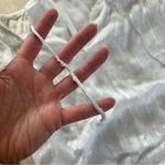 Ramy Brook  White Cream Mirrored Blouse Sz Small Photo 2