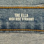 Kensie Blue Vintage Luxe “The Ella” High Ride Straight Jeans 14/32 Photo 3
