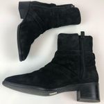 Stuart Weitzman  Britain Buckle Suede Boot 9.5 blk Photo 7
