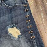 Rock & Republic  Bumbershoot Studded Distressed Cut Off Jean Shorts, 14 Photo 2