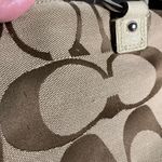 Coach  Poppy Stylish Tan Designer Tote Bag Photo 9