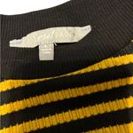 Sweet Rain  black and yellow striped long sleeve shirt size large nwt Photo 3