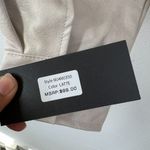 Marc New York Marc‎ New York Jeans Jacket Women Medium Crop Cream Moto Faux Leather Snap Crew Photo 5