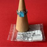 Bomb Party RBP6851 “Good Risk To Take” Quartz/Tourmaline on Rhodium Sz7 Ring NWT Photo 3