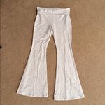 Edikted Light Grey Foldover Flared Leggings Photo 5