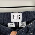 Urban Outfitters BDG 24 Skate Cargo Lightweight Joggers Tie Hem Navy Elastic Photo 3