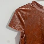 Madewell Crushed Velvet Mockneck Dress Photo 4