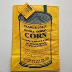 Trader Joe’s Rare Specialty CORN Reusable Grocery Tote Bag Shopping Yellow Photo 0