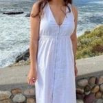 AREA STARS White Cotton Waist Cinching Sleeveless Jean A Photo 2