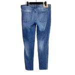 ZARA  Z1975 Mid Rise Slim Fit Jean Stretch Slim 5-Pocket 10 Medium Blue Wash Photo 5