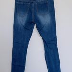 Morph Pillow Medium Wash Denim Busted Knees High Rise Skinny Jeans Blue Photo 4