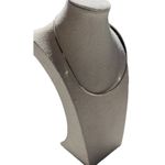 Vintage 925 MEXICO Sterling Silver Open Wire Choker Necklace Signed Medusa Photo 3