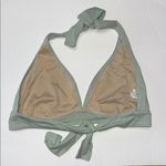 J.Crew Sage Green Halter Bikini Top Med no padding top only Photo 3