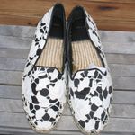 Cole Haan Womens 8 Palermo Lace Espadrille Shoes Black White Photo 3