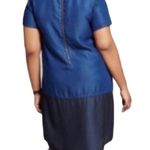 Ava & Viv Chambray Color Block Dress Photo 1