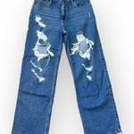 Hollister  Ultra High-Rise Dad Ripped Destroyed Distressed Jeans Size 13R 31x31 Photo 0