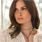 Jen Atkin x Chloe + Isabel Boho Suede & Baguette Headwrap Choker Bracelet Red Photo 0