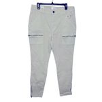 Joie  Park Cargo Pants Peyote Tan Khaki NWT Size 14/32 — Utility Skinny Zip-Ankle Photo 5