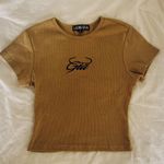 I am gia i.am.gia Tan and Black Emilie Baby Tee  Photo 1