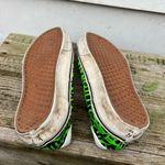 Vans Black Green Tribal Graffiti Low Top Sneakers Mens 8.5 Womens 10 Photo 4