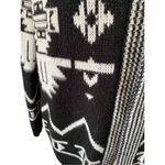 Pink Rose  Hooded Cardigan Sweater Aztec Geometric School Photo 4