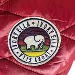 Ivory Ella  maroon burgundy puffer vest size Medium Photo 2