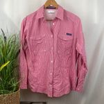 Columbia  Red & White Plaid PFG Super Bonehead Long Sleeve Top XL Photo 1