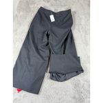 Vince NWT ‎ Wide Leg Cropped Pants Women Sz 8 Black Linen Blend Minimalist Career Photo 6