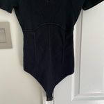 Abercrombie & Fitch Sweater Bodysuit S BlackKnit Long Sleeve Sweetheart Neck Photo 3