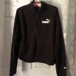 Puma pull over cropped sweatshirt, women size large Photo 1
