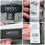 Isaac Mizrahi Gray Knit Long Sleeve Midi Dress Size Small Photo 2