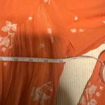 Free People  Tangerine Embroidered Dress Photo 6