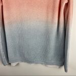 Revolve 525 America Emma Shaker Sweater Ombre Tie Dye Cotton Sz Small Boho Pink Photo 5