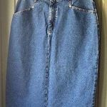 Vintage Just Clothes Classic Blue Denim Skirt Women’s Size 16 Photo 0