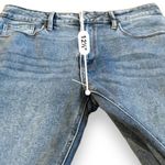 Just USA  High Rise Medium Wash Ankle Side Slit Straight Leg Jeans Sz 30P/10P NEW Photo 9