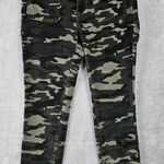 Anthropologie Pilcro High Rise Skinny Camo Velvet Jeans Women's Size 28 Photo 0