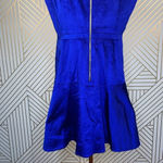 Ted Baker ‎ Maryann Velvet Ruffle Hem Dress in Blue Photo 7