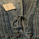 Free People Webster Denim Romper XS Photo 2