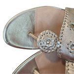 Jack Rogers Jacks Stacked Mid Wedge 10 Platinum Sandals Photo 6