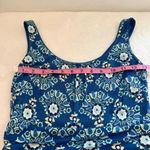 Boden Diana Maxi Dress in Blue/Green Floral Print Sz 4p Blue Photo 10