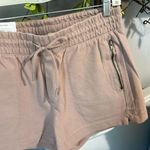Members Mark Sandy Mocha Latte Twill Knit Comfy Shorts Small New Drawstring  Photo 5
