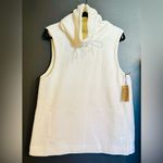 Nobull NWT  Women’s Sleeveless Polartec Cowl Fleece Hoodie - Large - White Photo 1
