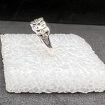 Handmade 5 Emperor Coins Tibetan Silver Ring Photo 1