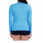 Nautica  Blue Fitted Swim Coverup Photo 1