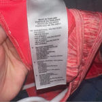 Adidas Women’s Size Small Coral Space Dye Sports Bra Photo 4