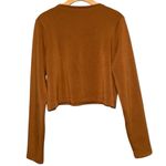 Spanx  Women’s Size L Copper Tan Airessentials Relaxed Long Sleeve Top Shirt Photo 1