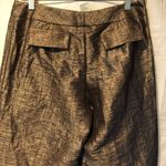 Cache Expresso Textured Crop Gaucho Pant New Poly Linen Blend Cropped NWT $118 Photo 7