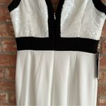 Karl Lagerfeld  Ivory Sequin Full Leg Formal Colorblock Jumpsuit NWT 4 Photo 14