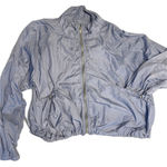 Levete Room Women's Full Zip Lightweight Drawstring Waist Jacket Blue Size M Photo 0